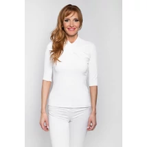 Csavart felső- hófehér